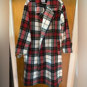 Wool Plaid Trench Coat Old Navy Plus size 3X